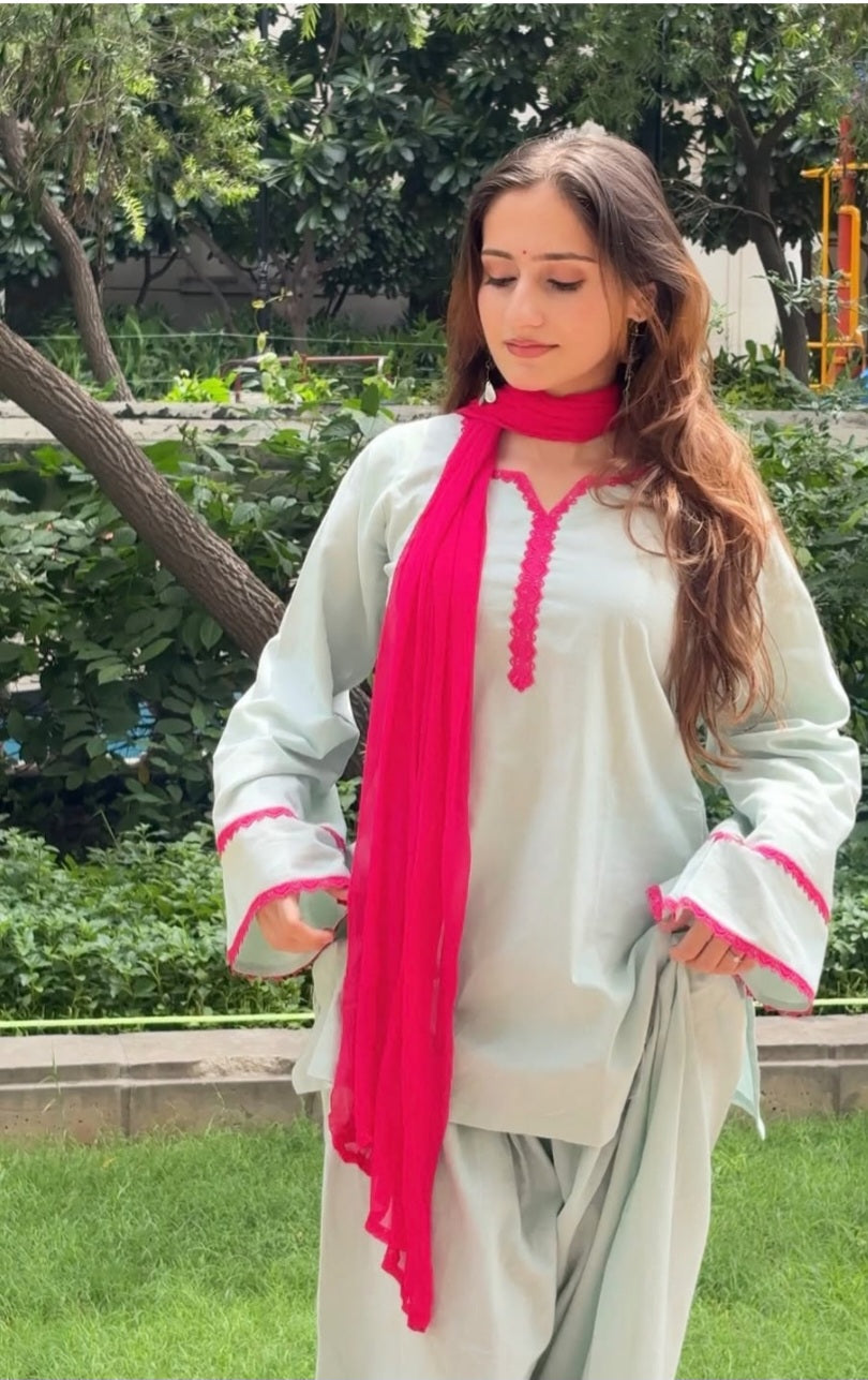 Q2 farshi shalwar 3pcs set