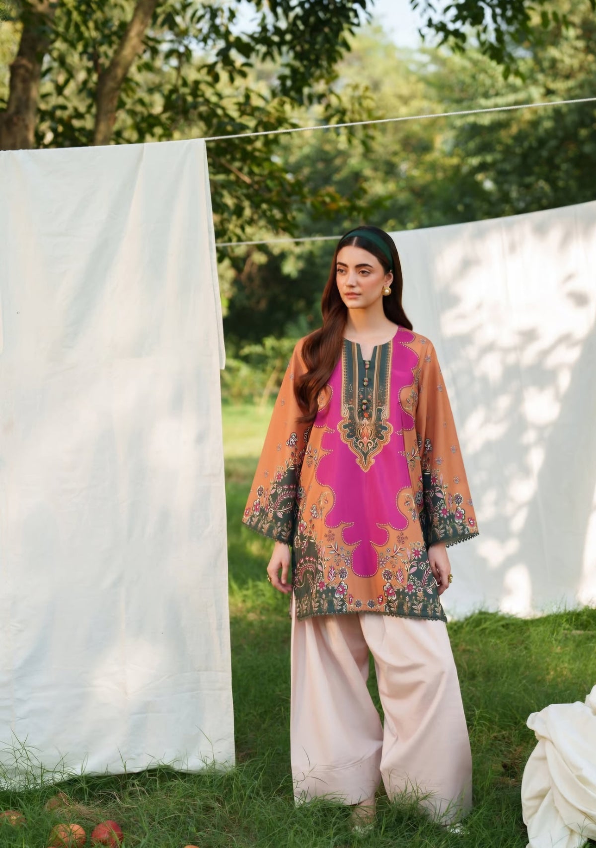 Jhalli p farshi shalwar set