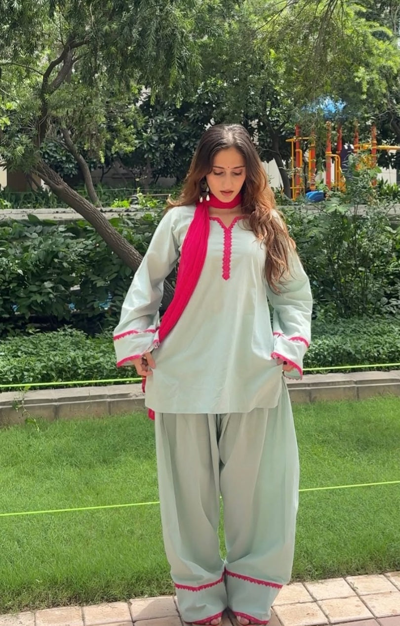 Q2 farshi shalwar 3pcs set