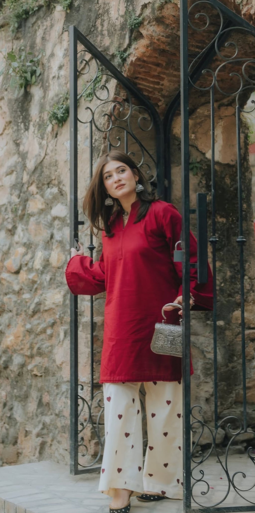 Masoom co-ord set heart