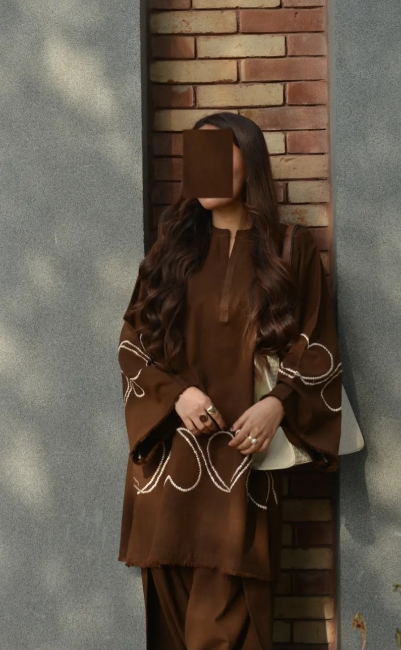 (A10) Ishara heart co ord set