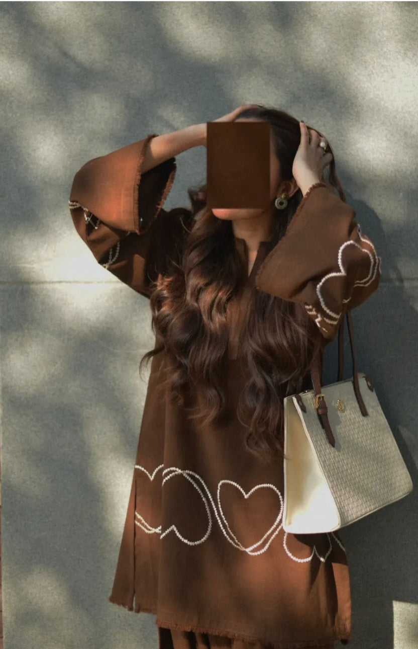 (A10) Ishara heart co ord set
